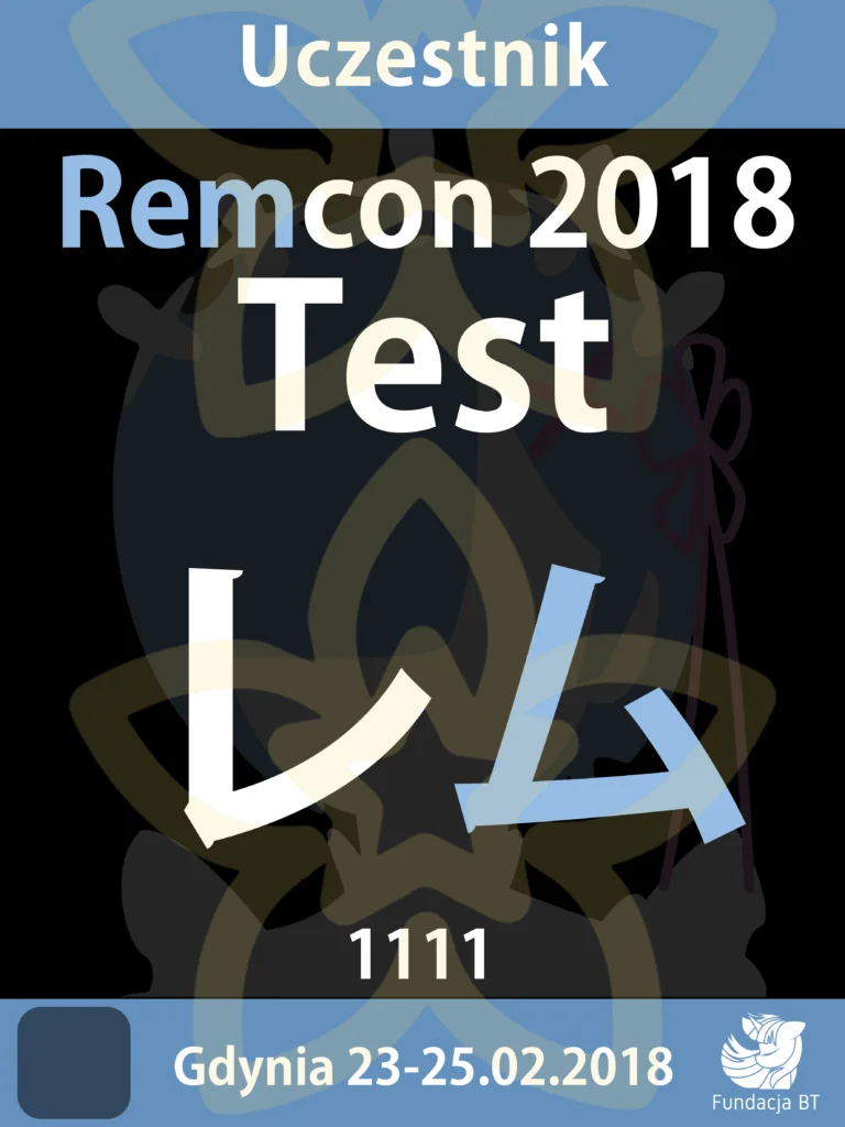Remcon 2018 visual